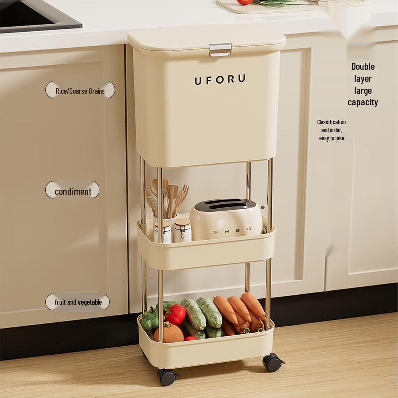 Pin Huan Dustproof Food Grade Rice Storage Bin