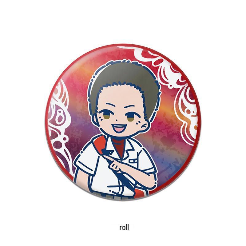 Retopop: Summer of the Death of Light Japanese Anime Tin Badge Mirror Keychain Pendant Badge