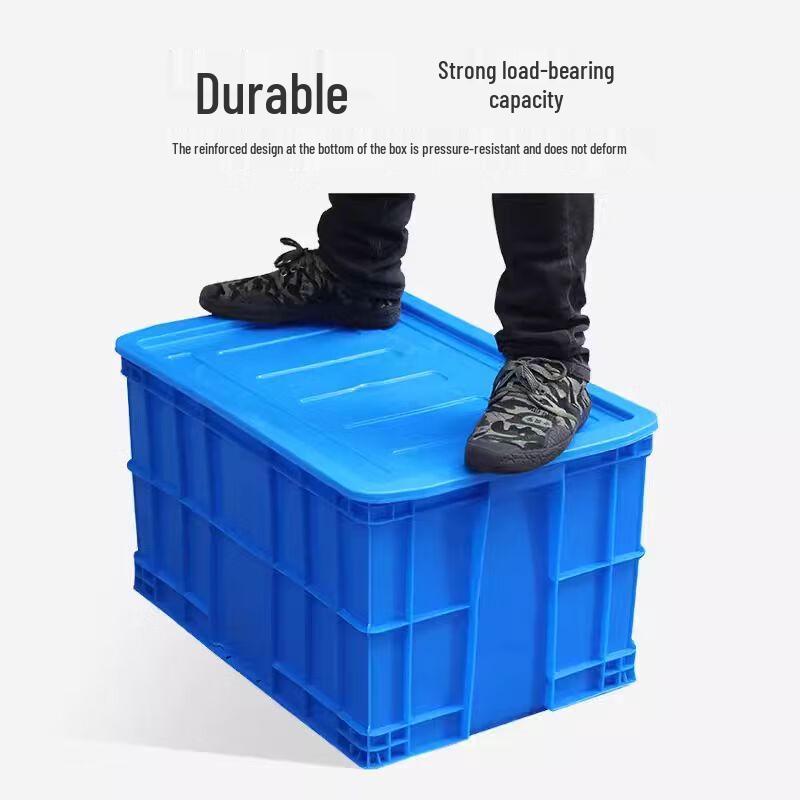 Heavy-Duty Plastic Storage Crate