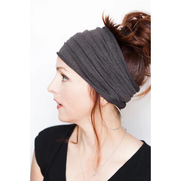 Head Neck Scarf For Women Ring Elasticity Circle Scarf Colorful Red Pink Headbands  New