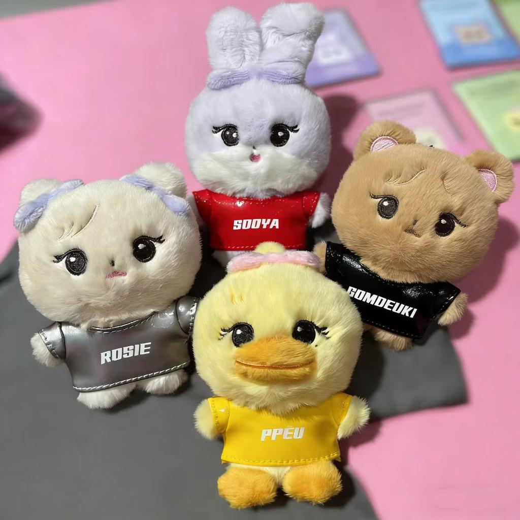 Idol Cute Plush Keychain Kawaii Cartoon Bag Charm Fan Merch Gift Women Girls Birthday Collection Accessories