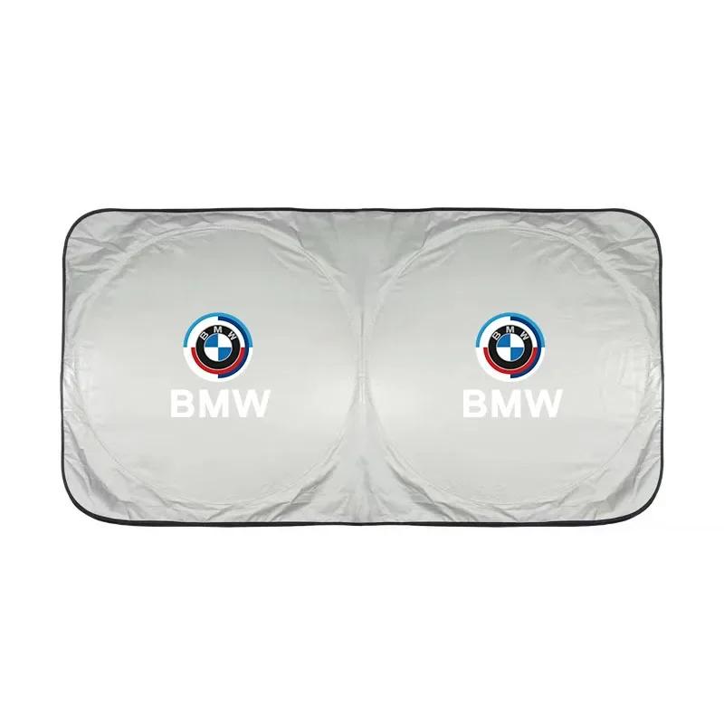 BWM1 Car Sticker Car Windshield Sun Shade Visor UV Protection Shield For BMW X1 X2 X3 X5 X4 X6 X7 G30 G20 G32 G11 G12 F40 F30 F20 F10