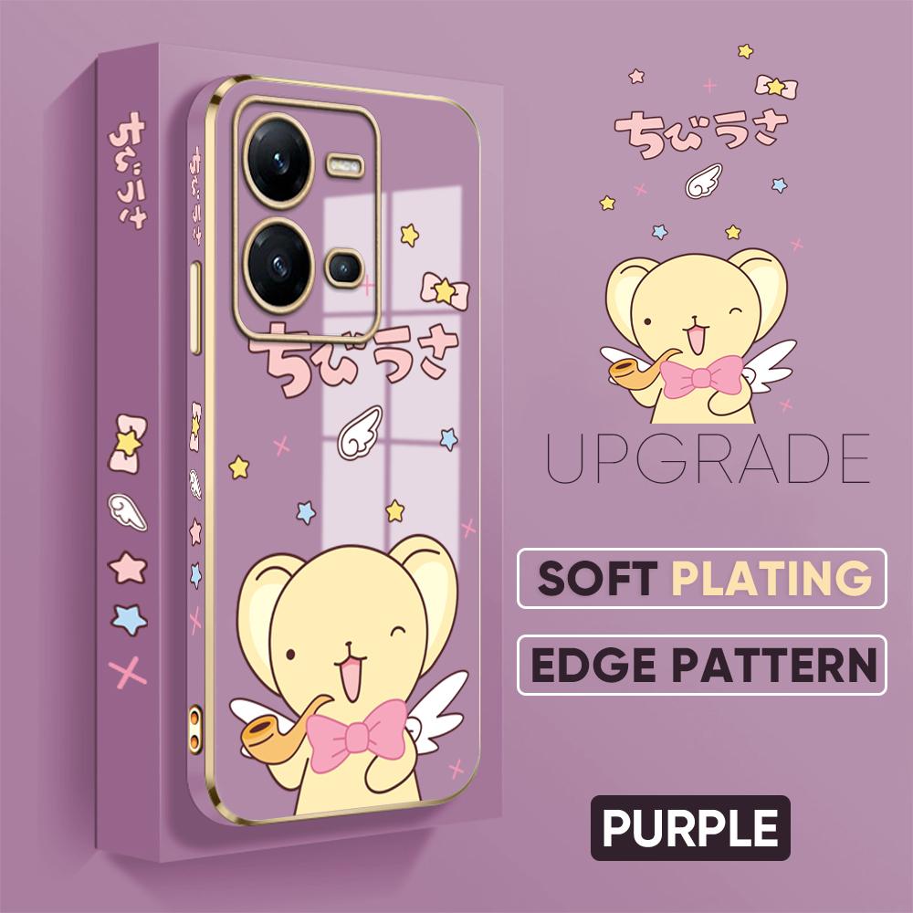 Cute Cartoon 6D Plating Case for VIVO V27 V23E V25 Y21 Y21S Y02 OPPO A31 A15 Realme 10 C11 8 9 HUAWEI P40 Pro P30 Mate Nova Honor Soft Cover