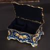 New Metal Crafts European Style Retro Jewelry Box Creative High-end Ring Necklace Small Storage Box Gift