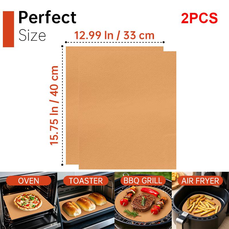 60*40cm Non-stick BBQ Grill Mat Baking Mat Barbecue Tool Cooking Grill Sheet Heat Resistance Kitchen BBQ Tool