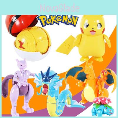 Pokemon Ball Deformed Egg Pikachu Charizard Bulbasaur Robot Kids Toy For Ages 7 And Up