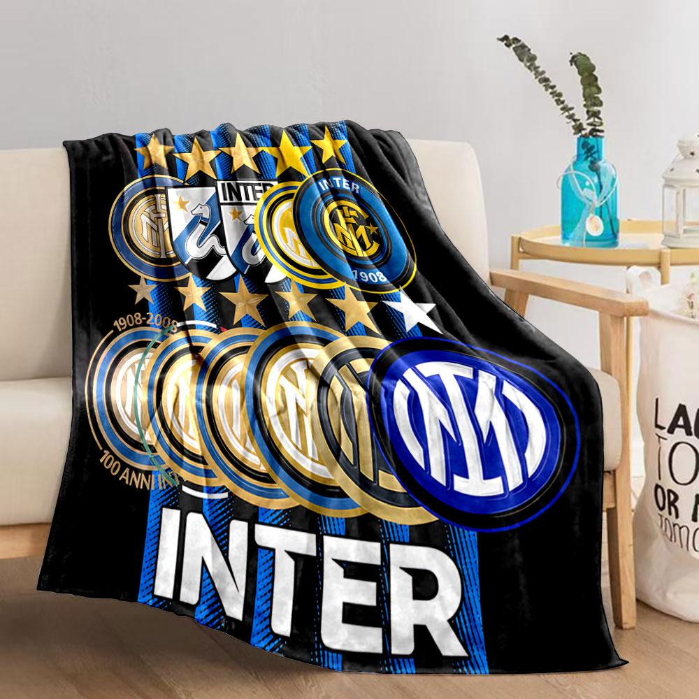 Inter Milan Logos Blanket for all seasons blanket lunch break throw gift