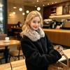 Xiaoxiangfeng small particle coat for women's autumn and winter new thickened black padded jacket for women