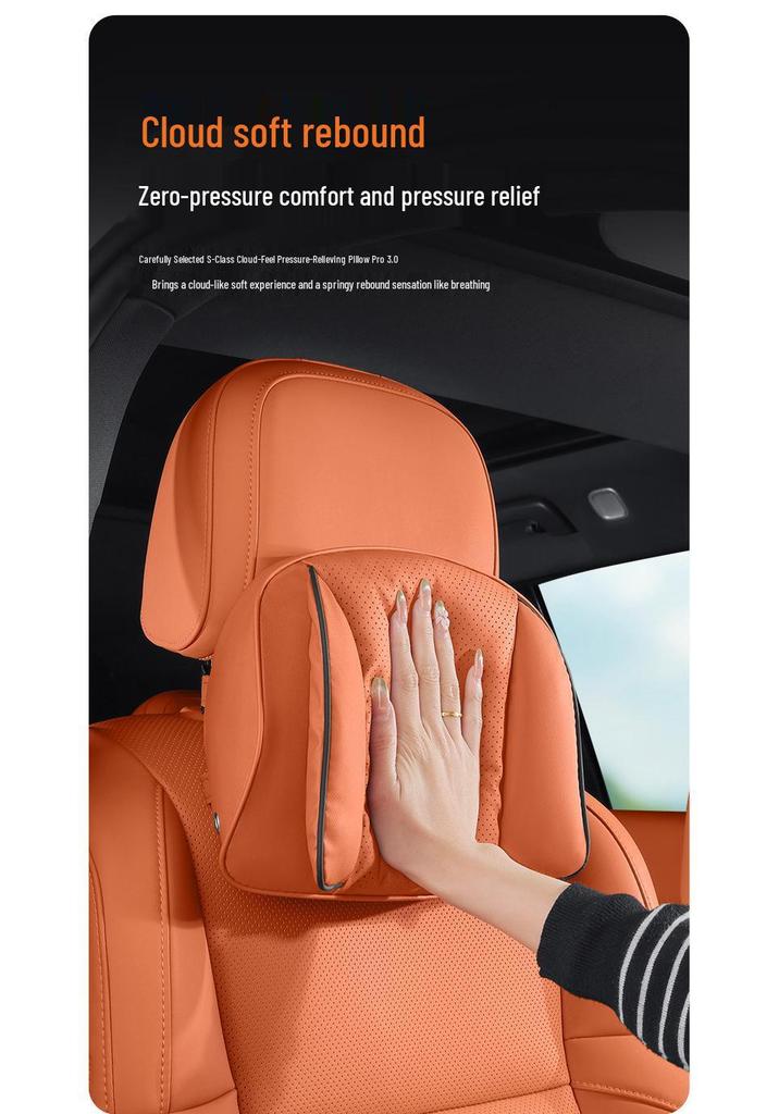 Leapmotor C10/C11/C01/C16 Nappa Leather Lumbar & Neck Pillow Headrest
