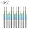 Milling Cutter Cutting Bit Carbide Corn End Effective Engraving Bit For CNC PCB For Plastic Router 10* Useful 10pcs