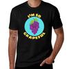 Im So Grapeful Grape Pun Tshirt Casual Fashion Short Sleeve Cotton Tshirt
