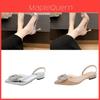 Womens Summer High Heel Shoes With Water Diamond Tapered Toe For Elegant Outfits
