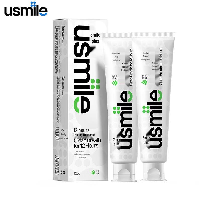 

usmile First Snow Forest Fresh Toothpaste Twin Pack