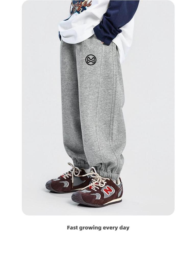 Sportiga träningsbyxor för pojkar 2025 Vår/Höst Casual långbyxor för barn