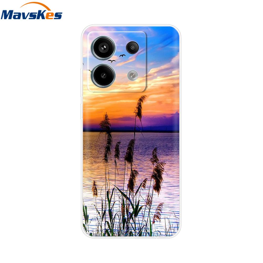 For Redmi Note 13 Pro 4G 5G Fundas Cover TPU Silicon Protective Case For Xiaomi Redmi Note13 13Pro Phone Clear Back Cover Bumper
