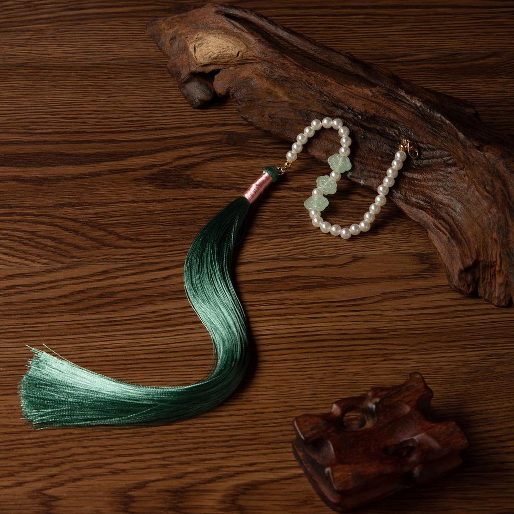 Hanfu Yingluo Long Back Cloud Safety Lock Fringed Necklace Ancient Style Ming Horse Skirt Gourd Collar Accessories