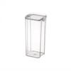 Food Grade Plastic Airtight Containers Transparent Stackable Fridge Storage Box Set Of 3 Sizes