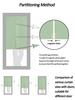 1pc Japanese-Style Door Curtain with Elegant Bamboo Design, Easy Rod Pocket Installation, Size 34x56 Inches – Perfect for Room/E