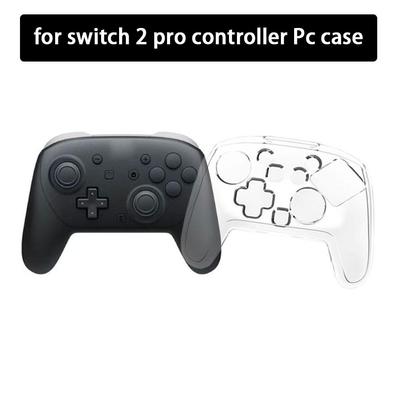 Transparent Protective Case for Switch 2 Pro Controller Clear Cover Gaming Grip Controller Protective Case for NS2 Pro Cover