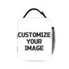 Personalisierte Lunchtasche mit eigenem Bild für Kinder, Personalisierte Brotdose, Lustige Picknick-Kühltasche, Tragbare Oxford Thermallunchtaschen