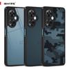 (Comes with wrist strap)IBMRS for OnePlus 12R/ACE 3 camo phone case,Clear Hard Back Shockproof Advanced Protective Cover