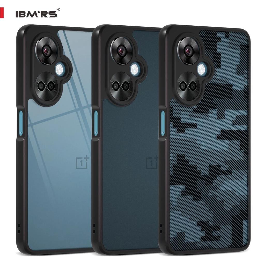 (Comes with wrist strap)IBMRS for OnePlus 12R/ACE 3 camo phone case,Clear Hard Back Shockproof Advanced Protective Cover