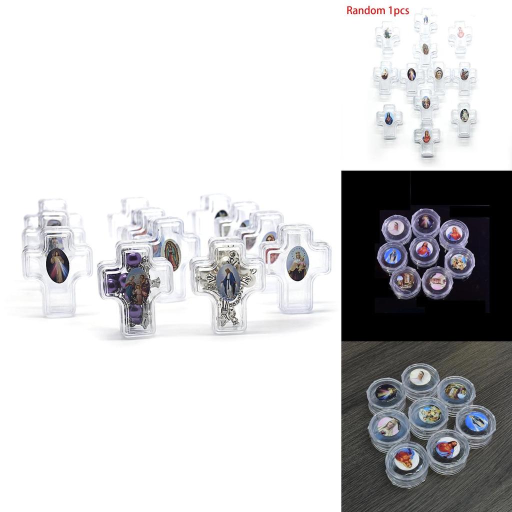 Elegant Rosary Box For Christening Souvenirs And Baptism Party Favors