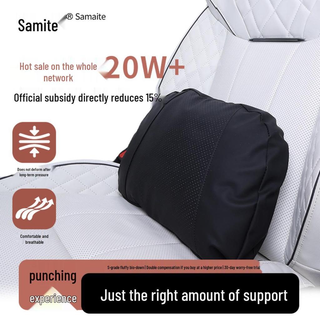 Maybach Second-Gen Car Headrest & Lumbar Pillow for Tesla & Xiaomi