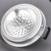 Barbecue Grill Pot Steak Grill Charcoal Pan Multifunctional Aluminum Barbecue Grill Hot Pot for Family Gathering Outdoor Picnics