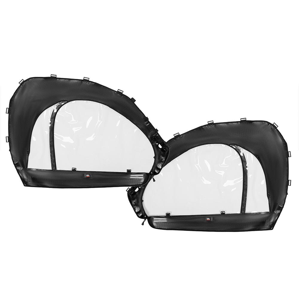 Soft Upper Door Cab Doorstop Enclosure UTV For CFMOTO ZForce 800 EX/Trail 500 1000 2014-2022 Waterproof Removable Windows