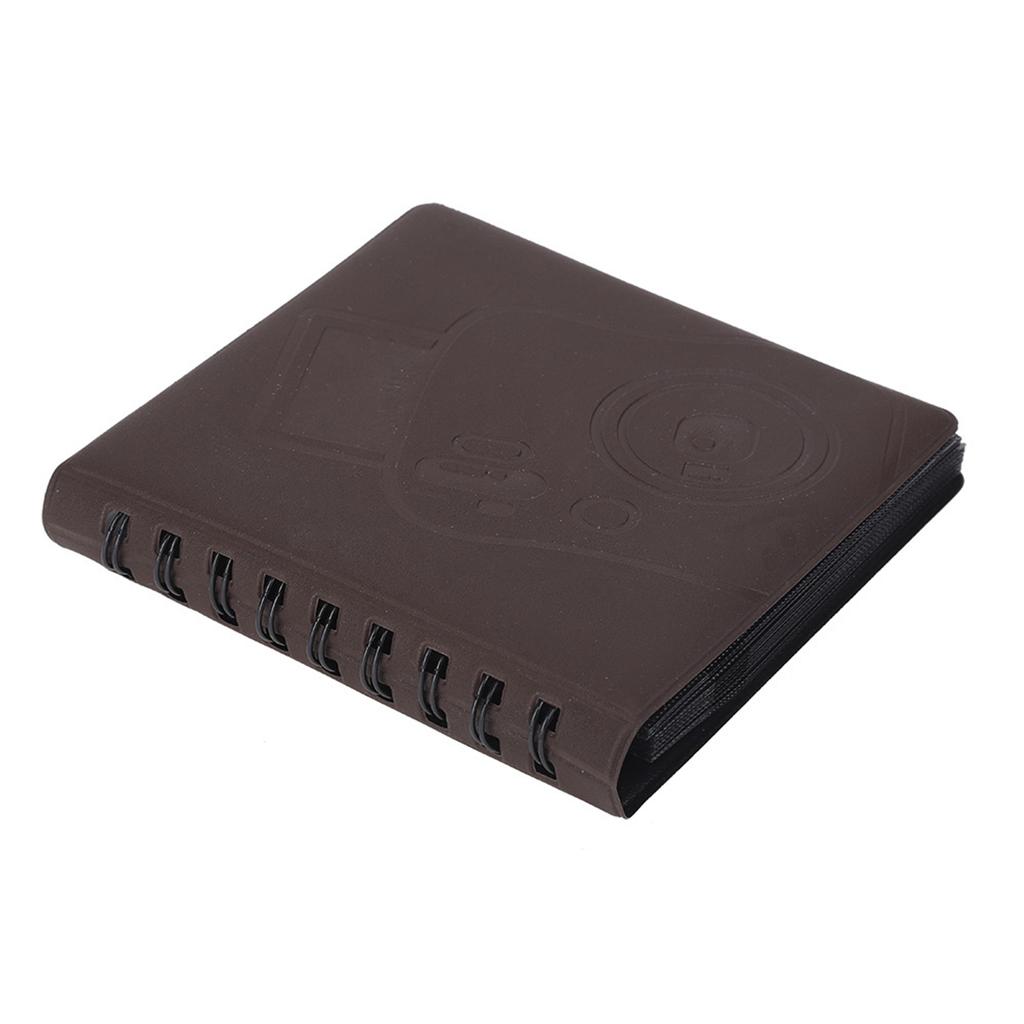 68 Pockets Instant Photo Album Picture Case Storage for Fujifilm Instax Mini Film 7s 8(Brown)