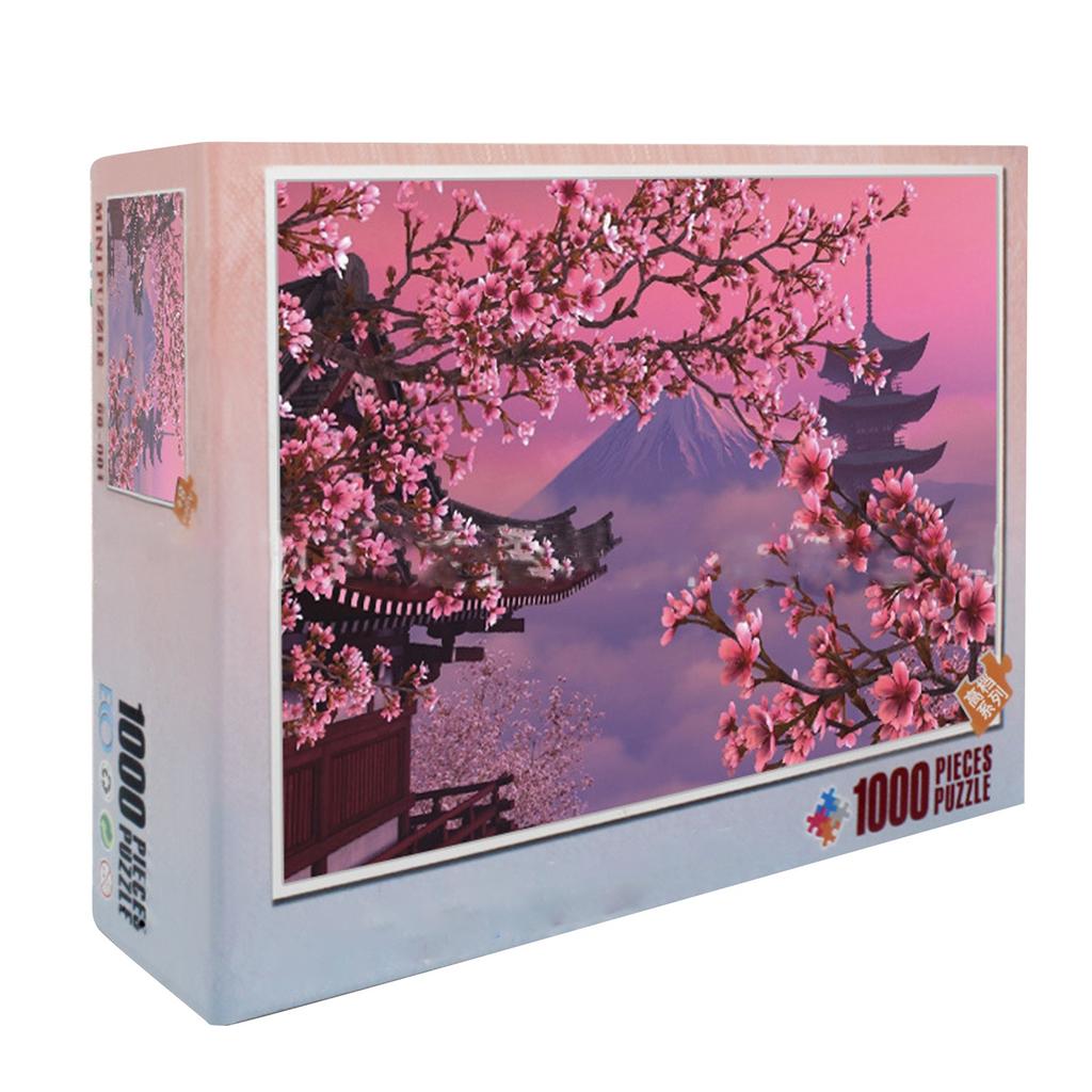1000 kusů puzzle sakura kreslené anime Náročné puzzle sakury kutilské hračky pro děti, dospělé