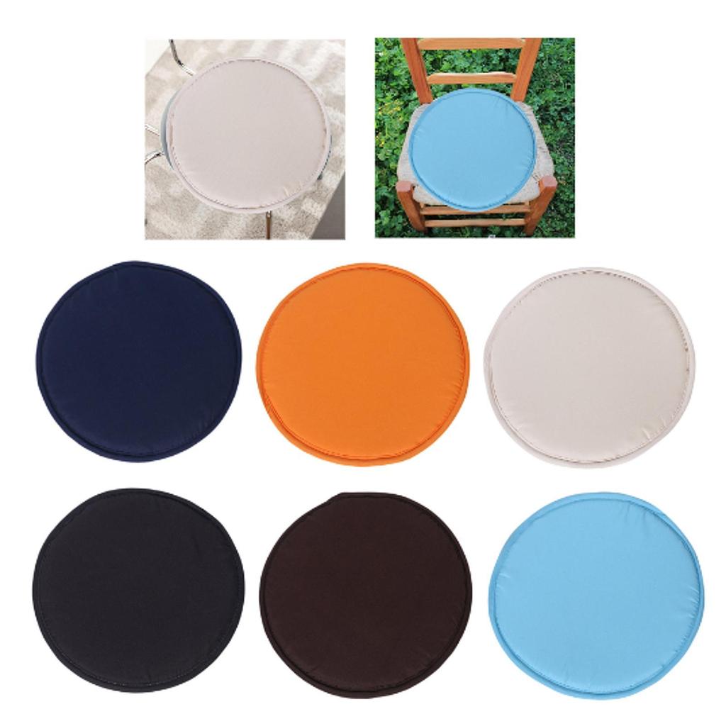 Cuscino per Sedia da Giardino Rotondo Spugna Seduta per Patio Cucina Sala da Pranzo Divano Meditazione Yoga sul Pavimento Posto Ufficio