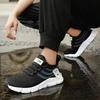 Men's Lace Up Mesh Shoes for Summer Fashion Easy Wear Breathable Comfortable Non Slip Sole Outdoor Walking Sports Leisure Shoes