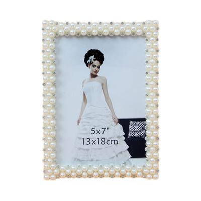 Gorgeous, Sparkling Pearl Photo Frame with Beads, Fits Photos 13x18cm (TPTC99207)