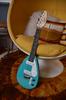 VOX Mark III mini short-scale lightweight, compact mini guitar in aqua green