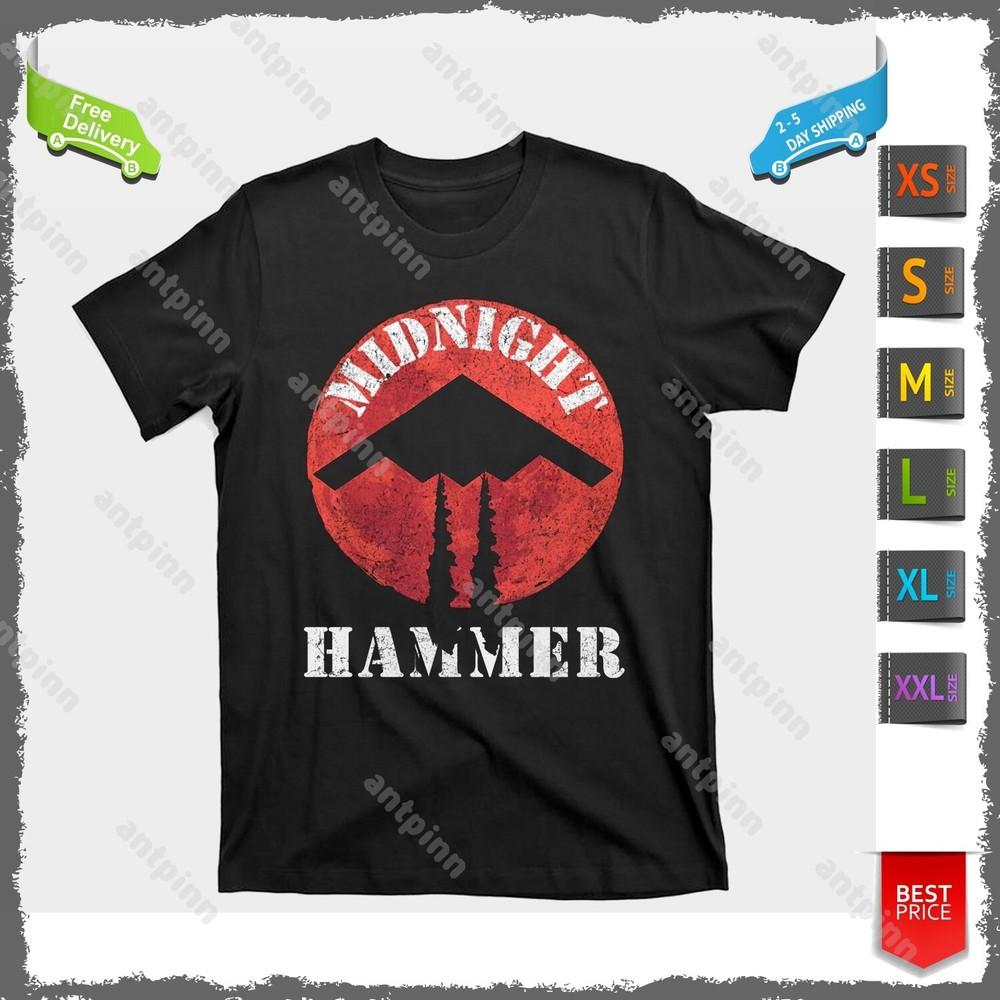 Retro Operation Midnight Hammer B-2 Stealth Jet USA Flag T-Shirt Unisex Unisex T-Shirt XXL