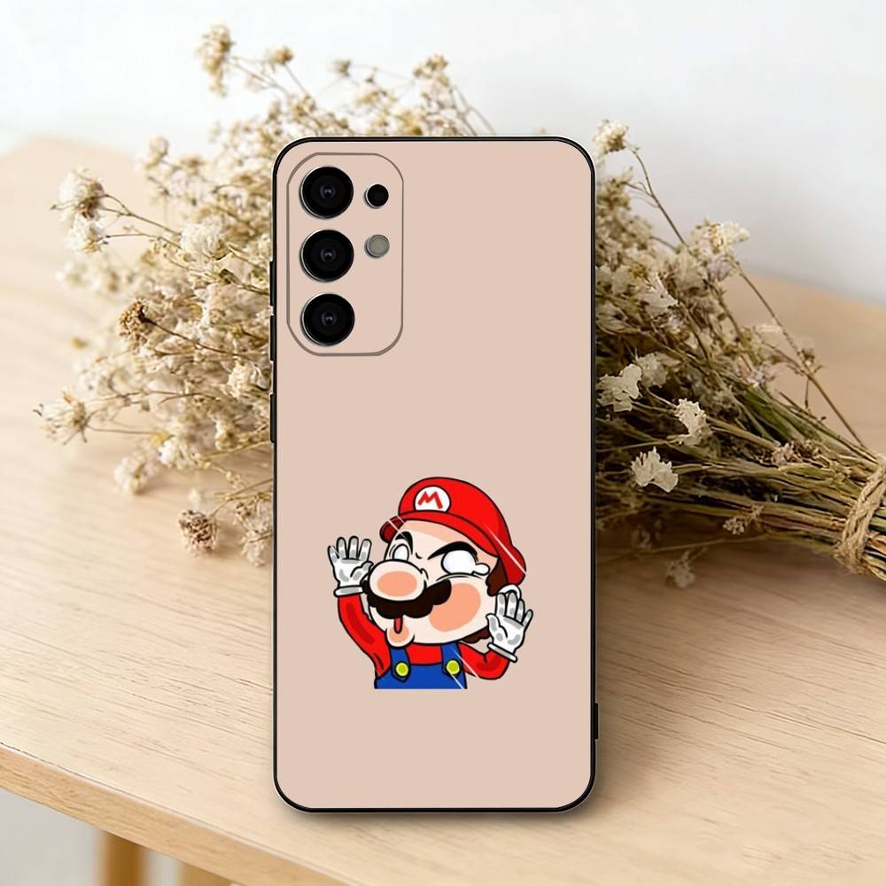 Funny Super Z-MarioS Bros Phone Case Black Silicone Soft For Samsung S25,S24,S21,S22,S23,S30,Ultra,S20,Plus,Fe,Lite