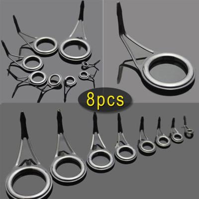 3mm-23mm Innendurchmesser Angelruten Spitzen Reparaturset Angelkasten Zubehör Öse Keramikring