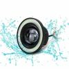 2PCS 2.5inch Round Amber Angel Eye Halo LED Projector Fog Light ATV Truck Car