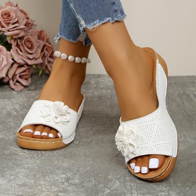 Fashion Shoes Women's Sandals Summer Elegant Shoes Woman Slides Sandals Ladies Wedge Sandals for Women Casual Footwear Slipper