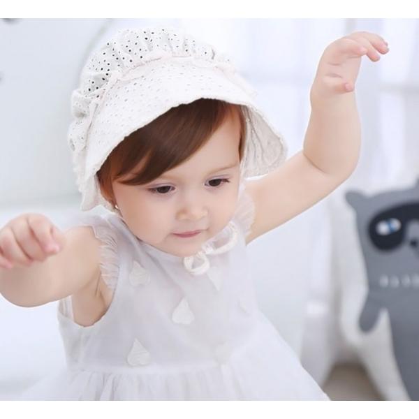 Boneta din dantela cu pumn simplu, produse coreene pentru bebelusi