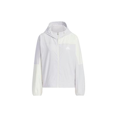 Lightweight Colourblock Jacket Women Jackets Han-Jade-White JI9807