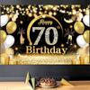 Happy 18th 70th Birthday Party Banner Photography Backdrop 18 70 Years Old Birthday Decorations Supplies Background Banner Photo