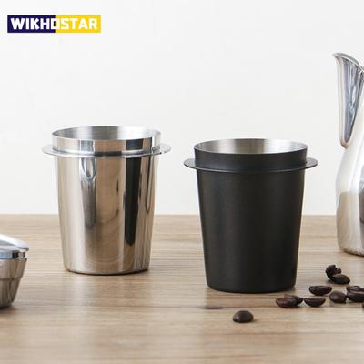 58/53/51 mm Kaffeedosierbecher, Schnüffelbecher für Espressomaschinen, verschleißfester Kaffeedosierbecher aus Edelstahl