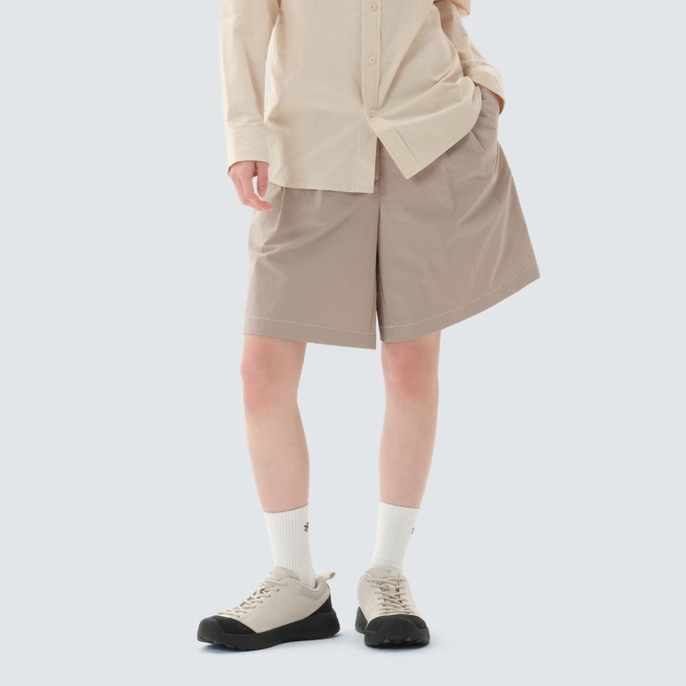 [Snowpeak] Cland Women s Bermuda Pants Beige (S26MWDHP15) 70(S)