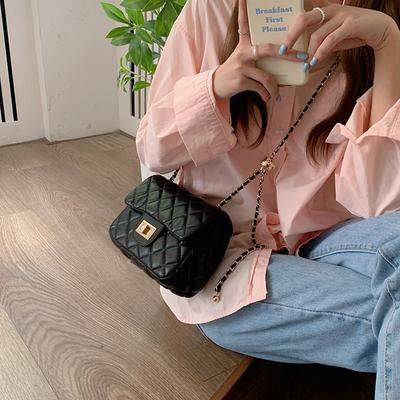 Rhombus Bag New Trendy Small Bag Women's Bag Versatile Rhombus Chain Bag Fashion Shoulder Messenger Bag