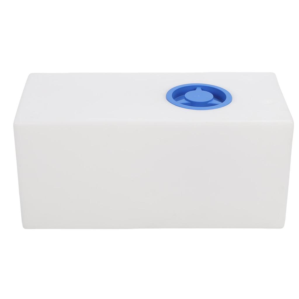 16 Gallon RV Water Storage Tank LLDPE 25.59x12.4x11.61in Portable Water Holding Container for Trailers Boats Yachts