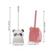Small Broom Dustpan Set Cute Panda Toddler Broom and Dustpan Combo Housekeeping Helper Combo Pretend Play Cleaning supplies