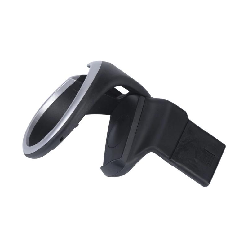 ABS Center Console Drink Cup Insert for E81 E82 E87 E88 E90 E91 E92 E93 and X1 E84, 51160443082 51169144632 Black Silver Interior Cabin Part